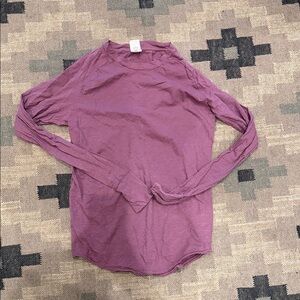 We The Free Mauve Long Sleeve Top